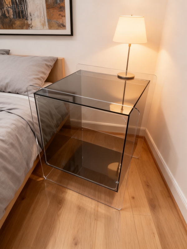 Clear Acrylic Night Stand
