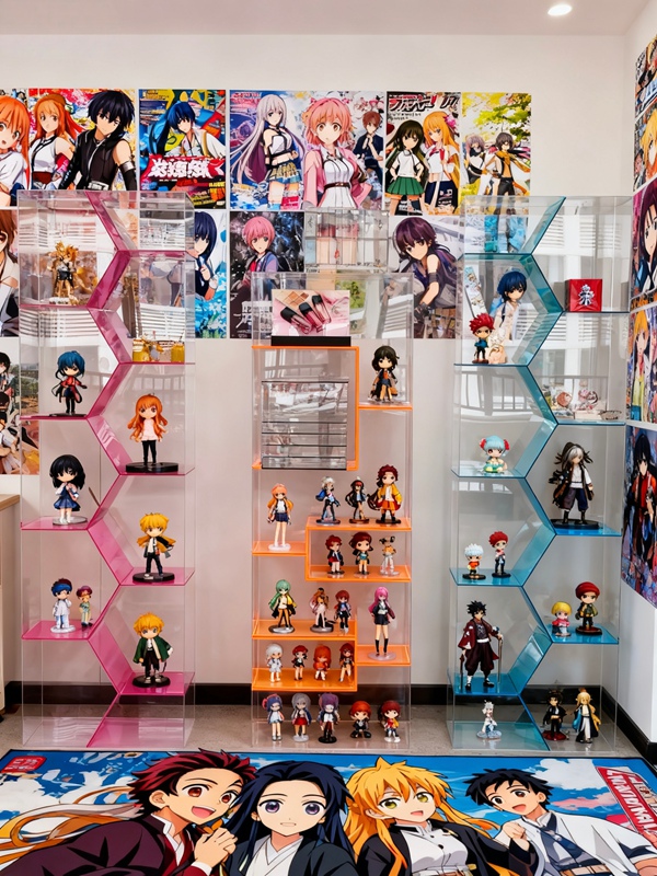 Action Figures Acrylic Display Shelf