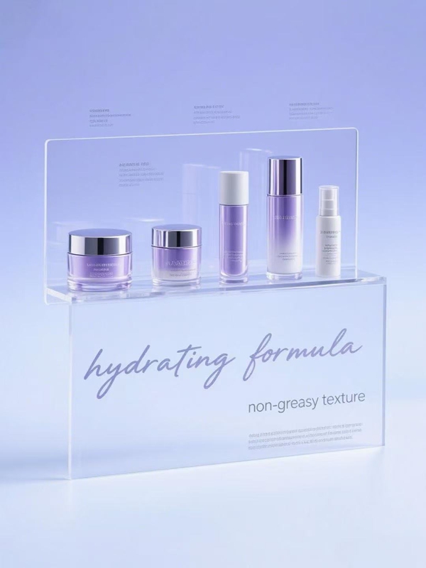 Acrylic trang điểm hiển thị đứng