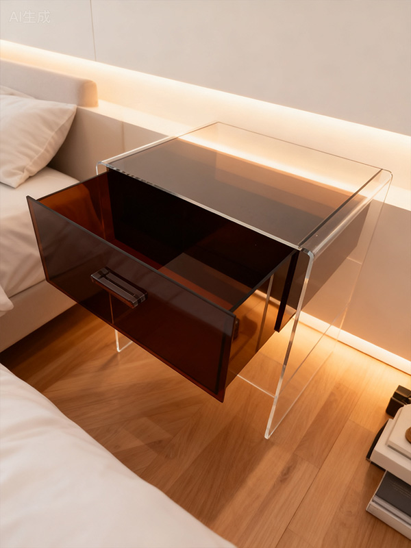 Bàn bên nhỏ acrylic