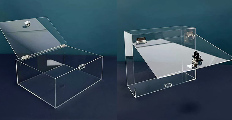Acrylic khóa hiển thị trường hợp