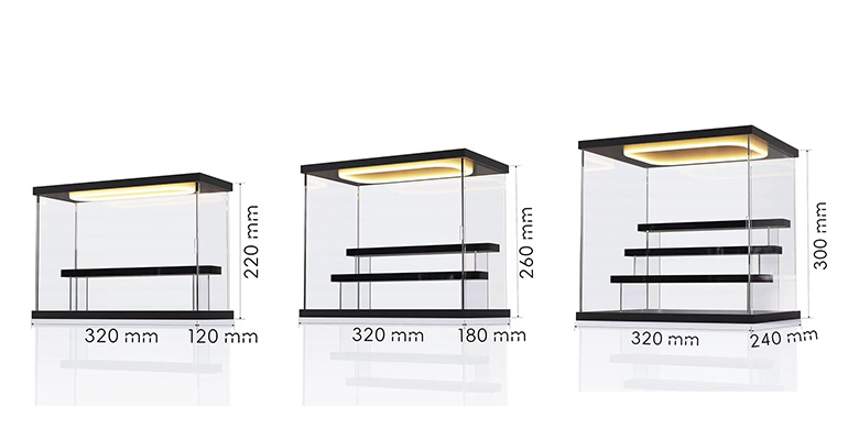 حالة عرض الاكريليك للمصغيرات