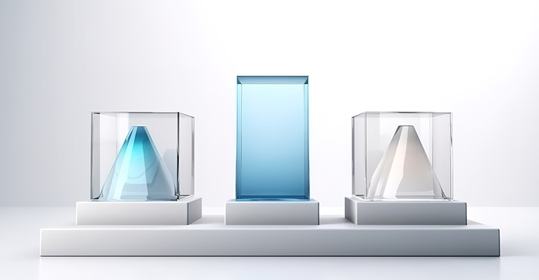 حالة عرض الاكريليك