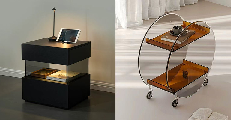 طاولة القهوة الاكريليك