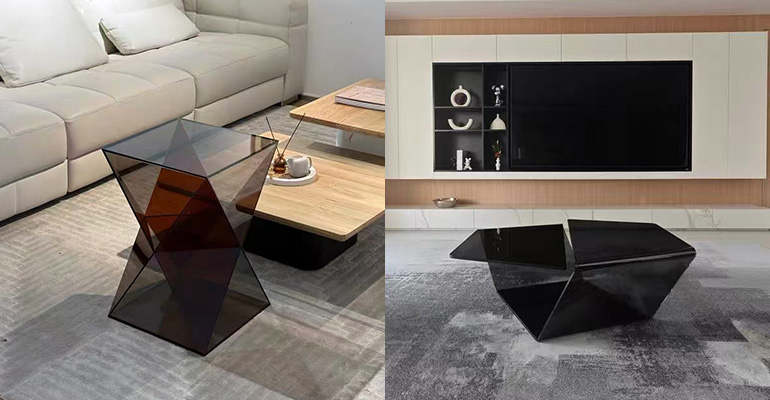 طاولة القهوة الاكريليك